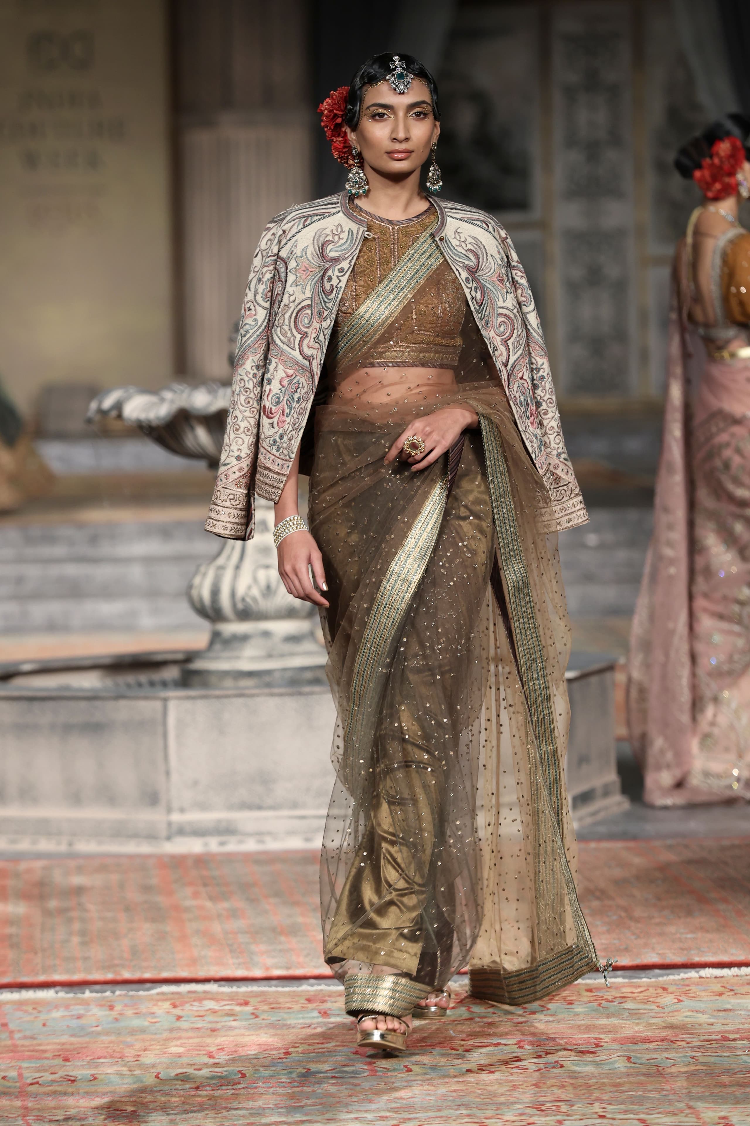 Zeenat Georgette Anarkali